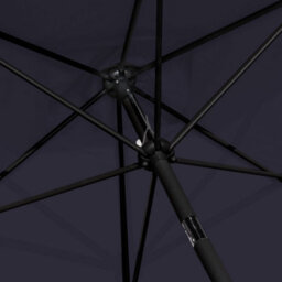 VRUC Outdoor 2X3M Parasol - Crank Up & Tilt Garden Parasol Umbrella Black And Base - thumbnail 4