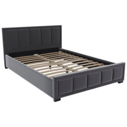 Lassic Vida Designs Vanita Double Fabric Ukfr Bed, Dark Grey - thumbnail 9
