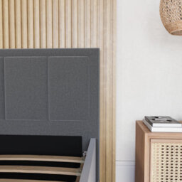 Lassic Vida Designs Vanita Double Fabric Ukfr Bed, Dark Grey - thumbnail 7