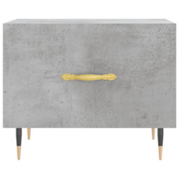 Berkfield Durable Coffee Table Concrete Grey 50X50X40 Cm Engineered Wood - thumbnail 5