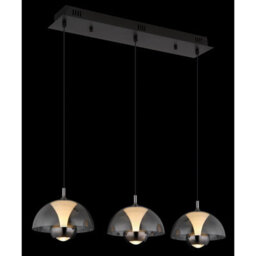 Luminosa Lighting Luminosa Arus Bar Pendant Ceiling Light Matt Black 3X Led 3000K - thumbnail 5