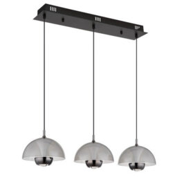 Luminosa Lighting Luminosa Arus Bar Pendant Ceiling Light Matt Black 3X Led 3000K - thumbnail 2