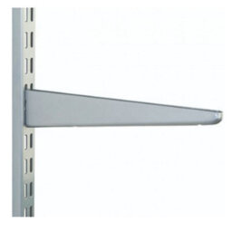 Charles Watson Silver Twin Slot Uprights 430mm Pack Of 10 Wall Mounted Adjustable Shelving Rails - thumbnail 2