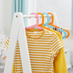 Liberty House Toys Children's Dressing Rail With Wide Base In White And Pine - thumbnail 3