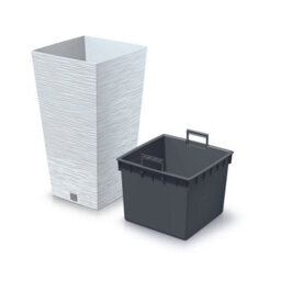 Urbn-Living Green - Furu Square Tall Planters With Insert - 55X29.5X29.5 Cm - thumbnail 8