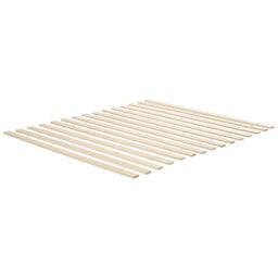 Beliani Bed Pine Wood Brunemont 180 X 200 Cm (Eu Super King) Light Brown - thumbnail 7