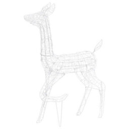 Walplus Acrylic Reindeer Family Christmas Decoration 300 Led Warm White - thumbnail 9