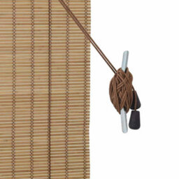 Berkfield Window Blinds & Shades Manual Light Brown 100 X 160 Cm Bamboo - thumbnail 6
