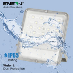 Ener-J 50W Led Solar Floodlight 1100 Lumens Black 5V - thumbnail 4