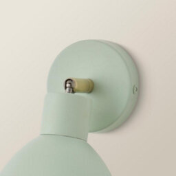 Valuelights Millie Sage Green Scallop Adjustable Wall Light And Bulb - thumbnail 3