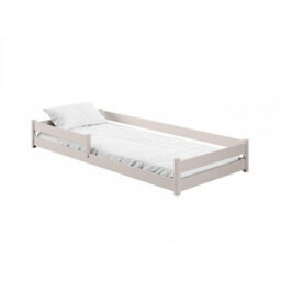 Arte Cashmere Wooden Single Bed Alis 90X190Cm - Low-Profile Comfort In Elegant Soft Finish - thumbnail 2