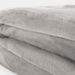 Ohs Ultra Soft Blanket Throw Warm Flannel Fleece - Slate, 120 X 150Cm - thumbnail 4