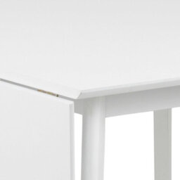 Wyld Haus Saffron Extendable White Wooden Square Dining Table - thumbnail 8