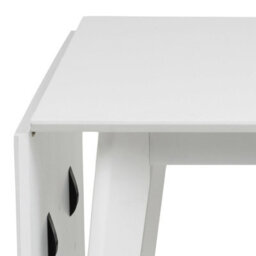 Wyld Haus Saffron Extendable White Wooden Square Dining Table - thumbnail 9