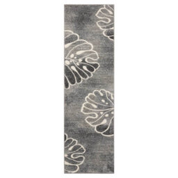 Grey Floral Luxurious Modern Easy To Clean Rug For Bedroom & Living Room-117Cm X 178Cm - thumbnail 9