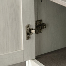 Kleankin Bathroom Storage Cabinet W/ Door Cupboard And Adjustable Shelf, White - thumbnail 8