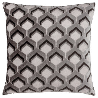 Paoletti Ledbury Velvet Jacquard Cushion Cover - image 1