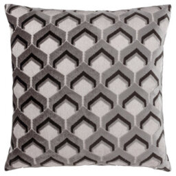 Paoletti Ledbury Velvet Jacquard Cushion Cover - thumbnail 1