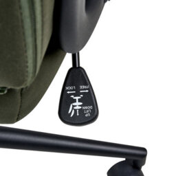 Beliani Office Chair Rebel Fabric Dark Green - thumbnail 9