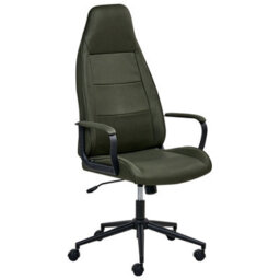 Beliani Office Chair Rebel Fabric Dark Green