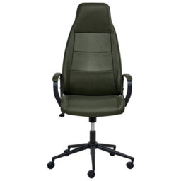 Beliani Office Chair Rebel Fabric Dark Green - thumbnail 6