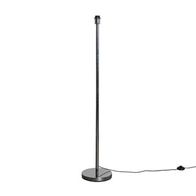Valuelights Modern Standard Floor Lamp Base In Polished Chrome Metal Finish - image 1
