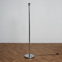Valuelights Modern Standard Floor Lamp Base In Polished Chrome Metal Finish - thumbnail 2