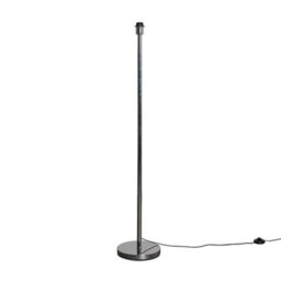 Valuelights Modern Standard Floor Lamp Base In Polished Chrome Metal Finish
