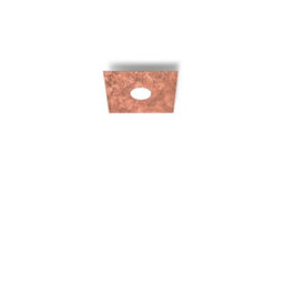 Luminosa Lighting Luminosa Square Lifestyle Metal Surface Mounted Ceiling Light - Vintage Copper Finish, 1X Gx53 - thumbnail 1