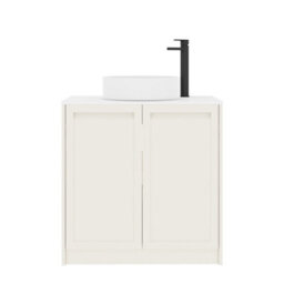 Royal Bathrooms Royal Bathroom Elmore 800mm Classic White Freestanding Vanity Unit 2 Door With Plain White Worktop & No Basin - thumbnail 7