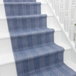 Stripes Stair Runner - Reversible, Durable & Hardwearing Carpet For Stairs & Staircases, Multiple Lengths - thumbnail 1