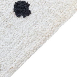 Beliani Kids Rug Laza Off-White 140 X 200 Cm Cotton - thumbnail 6