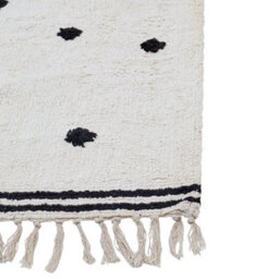 Beliani Kids Rug Laza Off-White 140 X 200 Cm Cotton - thumbnail 4