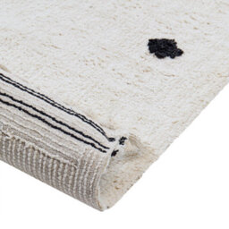 Beliani Kids Rug Laza Off-White 140 X 200 Cm Cotton - thumbnail 5