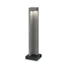 Ideal Lux Luminosa Titano Led 1 Light Bollard Light Granite Ip55