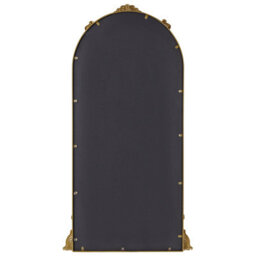 Beliani Wall Mirror Noidan 66 Cm 124 Cm Metal Gold - thumbnail 4