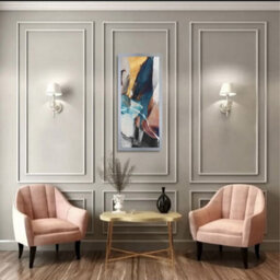 "AK Frames 30X12"" Silver Poster Frame - Modern Picture Frame For Wall Art, Prints And Photos - Durable And Stylish Display Frame" - thumbnail 4