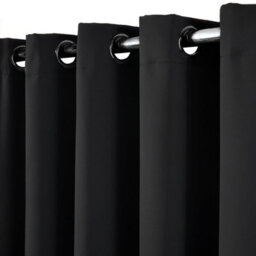 OHS Pair Of Thermal Ready Made Eyelet Blackout Curtains - thumbnail 2