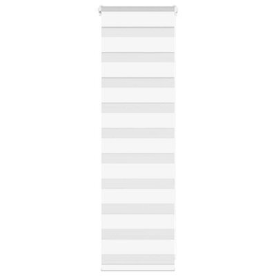 Berkfield Zebra Blind White 40X100 Cm Fabric Width 35.9 Cm Polyester - image 1