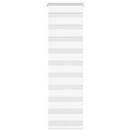 Berkfield Zebra Blind White 40X100 Cm Fabric Width 35.9 Cm Polyester - thumbnail 1