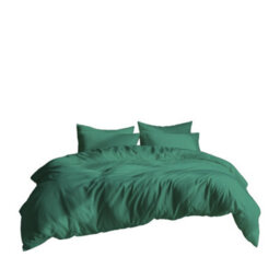 Plain Dyed Easy Care Polycotton Duvet Cover And Pillowcase/s Set Bed Linen Mint - thumbnail 2
