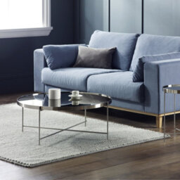 Bo Living Oakland Round Metal And Glass Coffee Table Chrome - thumbnail 4