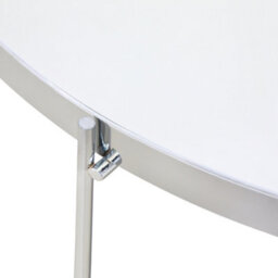 Bo Living Oakland Round Metal And Glass Coffee Table Chrome - thumbnail 3