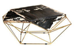 Orsina Relic Dark Petrified Wood Coffee Table - thumbnail 2