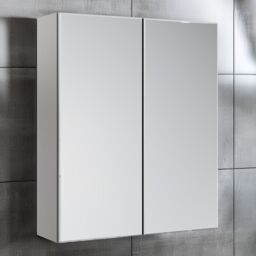 Ashford Kombu Green Bathroom Double Wall Cabinet With 2 Mirror Doors (H)72Cm (W)59.5Cm - thumbnail 2