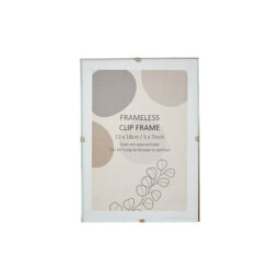 Clear Non-Framed Clip Picture Frame (H)18.5Cm X (W)13.5Cm - thumbnail 1