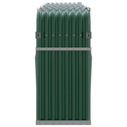Walplus Log Holder Green 234X45X100 Cm Galvanised Steel - thumbnail 5