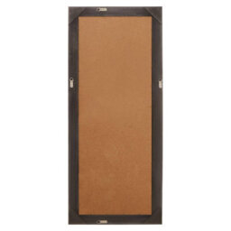 Orsina Champagne Rectangle Wall Mirror, Wooden Frame Mirror With Sleek Finish, Small Mirror For Dressing Area - thumbnail 3