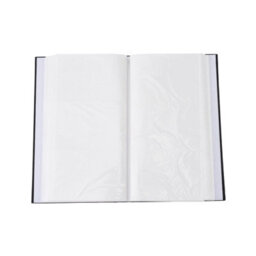 Living And Home 300 Pocket Photo Album Black Linen Hardcover Window Design Memory Storage Book - thumbnail 5