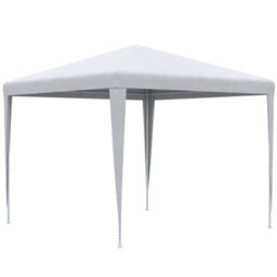 Outsunny Garden Gazebo Marquee Party Tent Wedding Canopy Patio White 2.7 X 2.7M - thumbnail 2